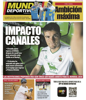 Cover of Mundo Deportivo (Bizkaia-Araba)