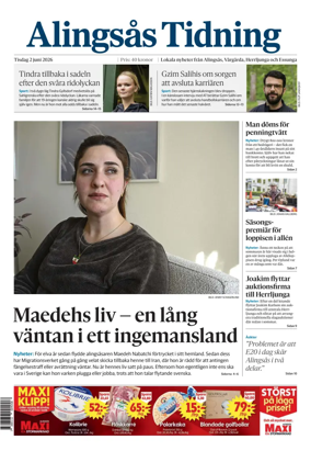 Cover of Alingsas Tidning
