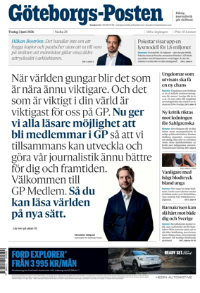 Cover of Goteborgs-Posten