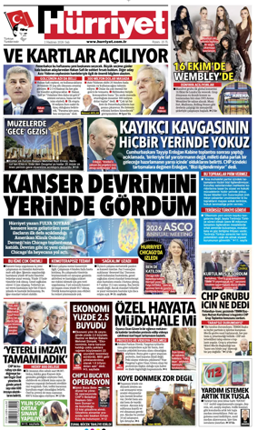 Cover of Hurriyet