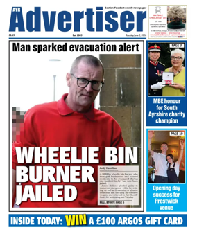 Cover of Ayr Advertiser