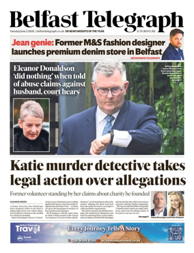 Cover of Belfast Telegraph