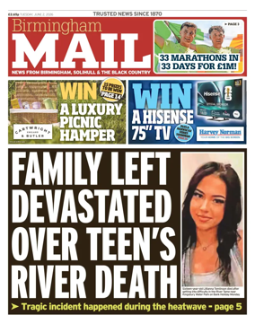 Cover of Birmingham Mail
