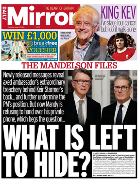 Cover of Daily Mirror