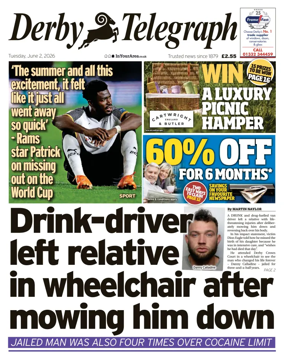 Cover of Derby Telegraph
