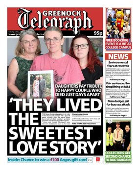 Cover of Greenock Telegraph