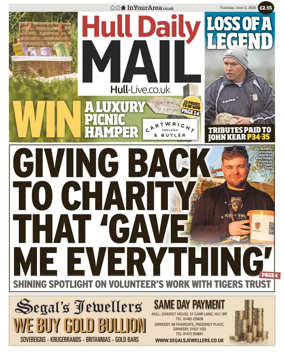 Cover of Hull Daily Mail