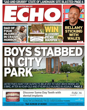 Cover of South Wales Echo