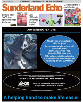 Cover of Sunderland Echo