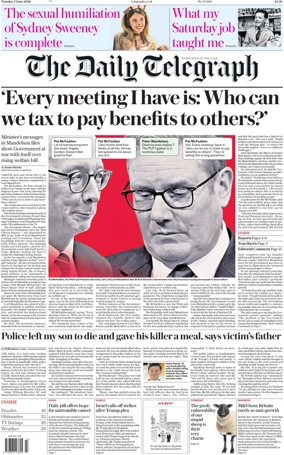 Cover of The Daily Telegraph