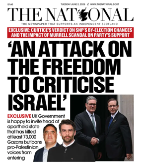 Cover of The National (Scotland)