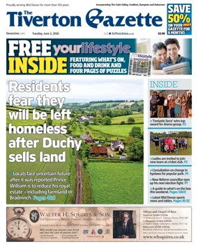 Cover of The Tiverton Gazette