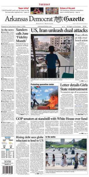 Cover of Arkansas Democrat-Gazette