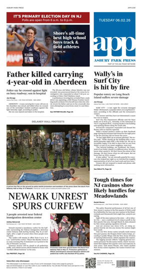 Cover of Asbury Park Press