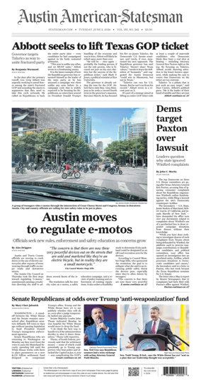 Cover of Austin American-Statesman