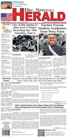 Cover of Big Spring Herald