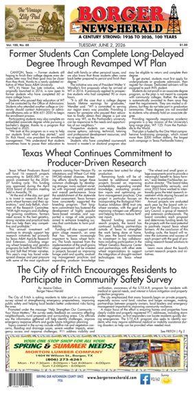 Cover of Borger News-Herald