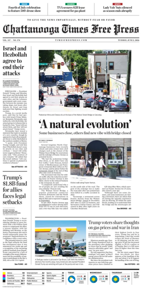Cover of Chattanooga Times Free Press