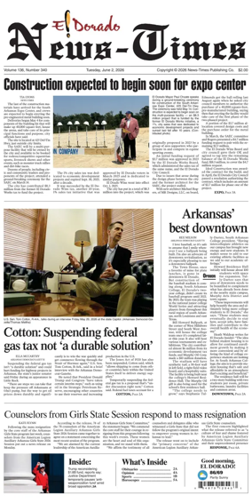 Cover of El Dorado News-Times (VCID - Camden News)