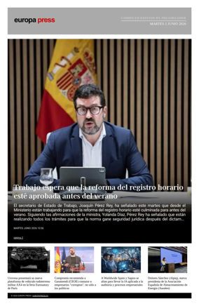 Cover of Europa Press - Compiled Edition