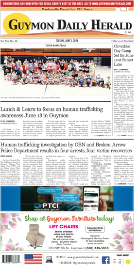Cover of Guymon Daily Herald