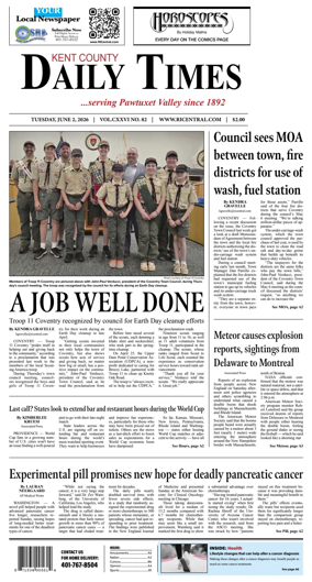 Cover of Kent County Daily Times