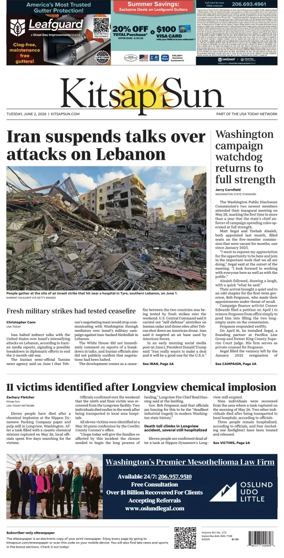 Cover of Kitsap Sun