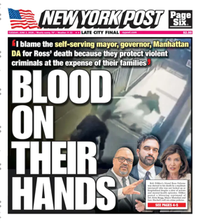 Cover of New York Post