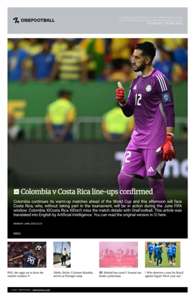 Cover of OneFootball - Compiled Edition