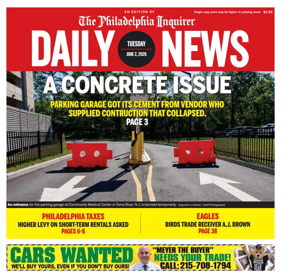 Cover of Philadelphia Daily News
