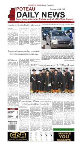 Cover of Poteau Daily News