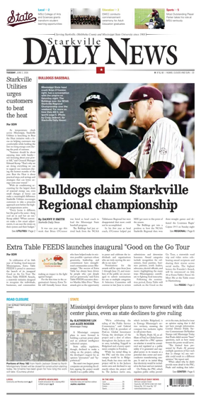 Cover of Starkville Daily News