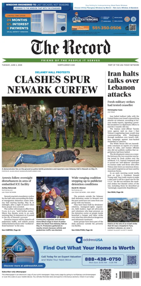 Cover of The Bergen Record