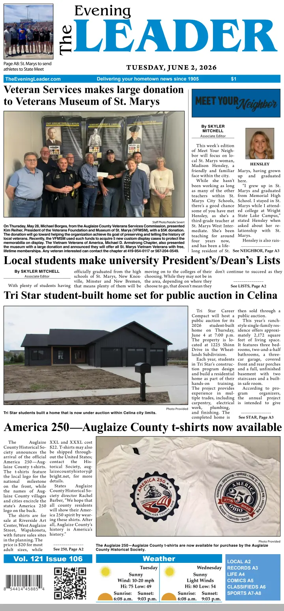 Cover of The Evening Leader