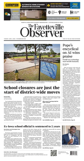 Cover of The Fayetteville Observer