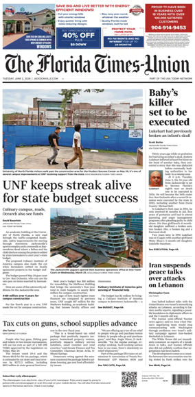Cover of The Florida Times-Union