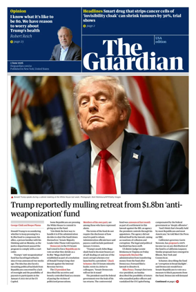 Cover of The Guardian (USA)
