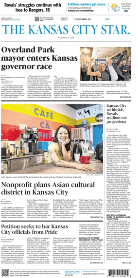 Cover of The Kansas City Star