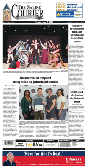 Cover of The Saline Courier