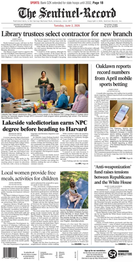 Cover of The Sentinel-Record