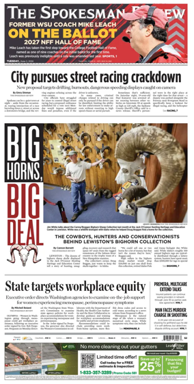 Cover of The Spokesman-Review (Spokane)