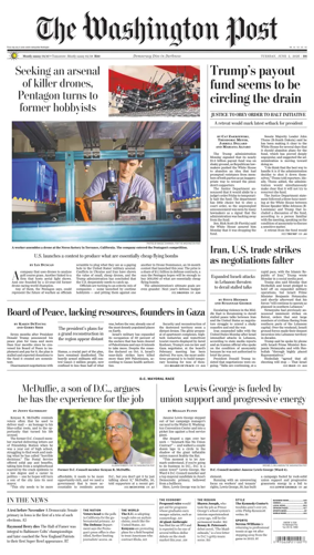 Cover of The Washington Post