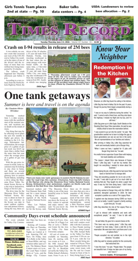 Cover of Valley City Times-Record