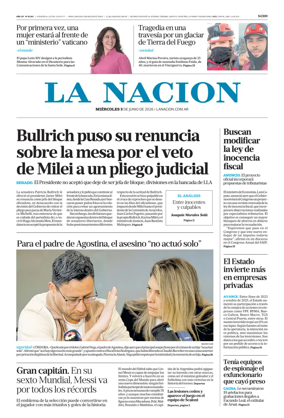 Cover of La Nacion