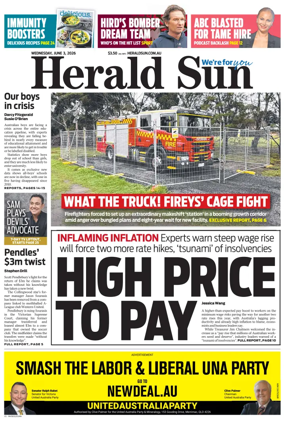 Cover of Herald Sun