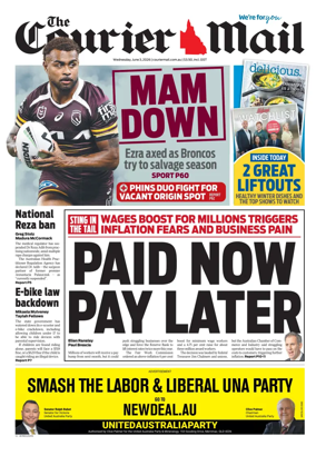 Cover of The Courier-Mail