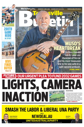 Cover of Townsville Bulletin