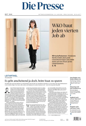 Cover of Die Presse