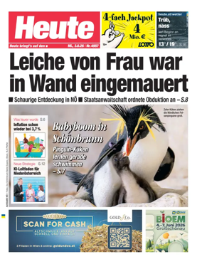 Cover of Heute - Niederosterreich Ausgabe