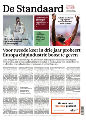 Cover of De Standaard
